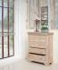 Commode 4 tiroirs Nathan ralise en Chne de style Louis Philippe 
