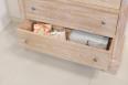 Commode 4 tiroirs Nathan ralise en Chne de style Louis Philippe 