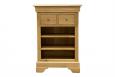 Bibus Charlotte ralis en Chne Massif de style Louis Philippe Finition Chne Bross Naturel 