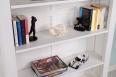 Bibliothque Collection Nature ralise en chne massif 4 tagres Finition Chne Brosse Ivoire  SEULEMENT 1 DISPONIBLE