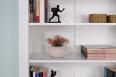 Bibliothque Collection Nature ralise en chne massif 4 tagres Finition Chne Brosse Ivoire  SEULEMENT 1 DISPONIBLE