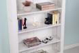 Bibliothque Collection Nature ralise en chne massif 4 tagres Finition Chne Brosse Ivoire  SEULEMENT 1 DISPONIBLE