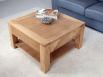 Table basse Jean-Gabriel ralise en chne e ligne Contemporaine