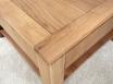 Table basse Jean-Gabriel ralise en chne e ligne Contemporaine