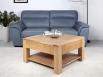 Table basse Jean-Gabriel ralise en chne e ligne Contemporaine