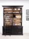 Bibliothque 2 corps 4 portes Avec chelle, ralise en Chne Massif de style Directoire  SEULEMENT 1 DISPONIBLE