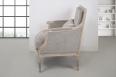 Fauteuil de style Louis XVI ralis en Chne massif  Tissu Elastron Boston SEULEMENT 1 DISPONIBLE (celui de la photographie)