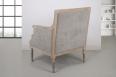 Fauteuil de style Louis XVI ralis en Chne massif  Tissu Elastron Boston SEULEMENT 1 DISPONIBLE (celui de la photographie)