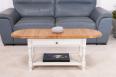 Table basse  volets Jean ralise en Chne massif de style Louis Philippe  SEULEMENT 1 DISPONIBLE