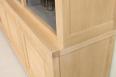 Bibliothque 2 corps Jules ralise en Chne de style contemporain Fond Taupe