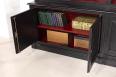 Bibliothque 2 corps 6 portes Alix, ralise en Chne Massif de style Directoire AVEC ECHELLE