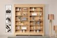 Bibliothque Simon ralise en Chne massif de style Louis Philippe Longueur 200 cm 