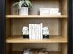 Bibliothque Oliver ralise en Chne Massif de style Directoire 