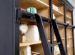 Bibliothque Oliver ralise en Chne Massif de style Directoire 