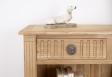 Meuble d'appoint Jacob ralis en Chne de style directoire Finition Chne Bross patin 