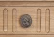 Meuble d'appoint Jacob ralis en Chne de style directoire Finition Chne Bross patin 