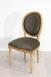 Chaise Simon ralise en Chne Massif de style Louis XVI 