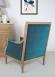 Fauteuil de style Louis XVI ralis en Chne massif  Tissu FSM SEULEMENT 1 DISPONIBLE
