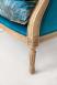 Fauteuil de style Louis XVI ralis en Chne massif  Tissu FSM SEULEMENT 1 DISPONIBLE