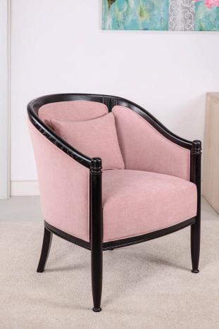 Fauteuil Cabriolet Mathieu ralis en Chne Massif de style Louis Philippe