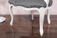 Bergre de style Louis XV Alexia ralise en Chne massif  Tissu AMC Finition Ivoire lgrement patin SEULEMENT 1 DISPONIBLE