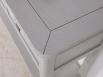 Console 3 tiroirs Evan ralise en chne de style Contemporain Finition Chne Bross Gris Perle SEULEMENT 1 DISPONIBLE