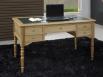 Bureau Ministre 5 tiroirs Hugo ralis en Chne Massif de style Louis Philippe