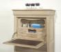 Secrtaire Jules ralis en Chne massif de style Louis Philippe FINITION CHENE BROSSE BLANCHI