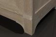 Armoire ou Bonnetire 1 porte Cdric ralise en Chne massif de style Directoire Finition Chne Naturel Bross Blanchi