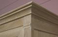Armoire ou Bonnetire 1 porte Cdric ralise en Chne massif de style Directoire Finition Chne Naturel Bross Blanchi