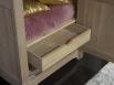Armoire ou Bonnetire 1 porte Cdric ralise en Chne massif de style Directoire Finition Chne Naturel Bross Blanchi