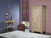 Armoire ou Bonnetire 1 porte Cdric ralise en Chne massif de style Directoire Finition Chne Naturel Bross Blanchi