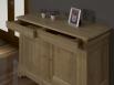 Buffet 2 portes 2 tiroirs Mathilde ralis en Chne Massif de style Louis Philippe 98 cm de large