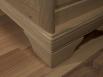 Banc coffre Simon ralis en Chne Massif de style Louis Philippe Finition Chne Bross