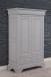 Bassette 2 portes 3 tiroirs ralise en Chne Massif de style Louis Philippe Finition Gris Perle lgrement patin SEULEMENT 1 DISPONIBLE