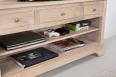 Meuble TV Paul 16/9eme ralis en Chne Massif de style Louis Philippe 