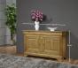 Buffet 2 portes 2 tiroirs Laura ralis en Chne Massif de style Louis Philippe 