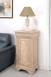 Meuble tlphone Jean-Manuel ralis en Chne Massif de style Louis Philippe Finition Chne Bross Blanchi