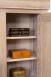 Meuble tlphone Jean-Manuel ralis en Chne Massif de style Louis Philippe Finition Chne Bross Blanchi