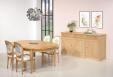 Buffet 3 portes 3 tiroirs Gaspard, ralis en Chne massif de style Directoire