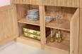Buffet 3 portes 3 tiroirs Gaspard, ralis en Chne massif de style Directoire