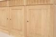 Buffet 3 portes 3 tiroirs Gaspard, ralis en Chne massif de style Directoire