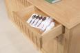 Buffet 3 portes 3 tiroirs Gaspard, ralis en Chne massif de style Directoire