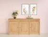 Buffet 3 portes 3 tiroirs Gaspard, ralis en Chne massif de style Directoire