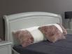 Lit Fabrice 160*200 ralis en Chne Massif de style louis philippe Finition Chne Bross Gris Perle