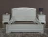 Lit Fabrice 160*200 ralis en Chne Massif de style louis philippe Finition Chne Bross Gris Perle