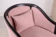 Fauteuil Cabriolet Mathieu ralis en Chne Massif de style Louis Philippe