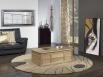 Table Bar Jules ralise en Chne de style Louis Philippe Finition Chne Bross Naturel