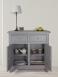 Buffet 2 portes 2 tiroirs Pierre, ralis en Chne Massif de style campagnard Finition Chene Bross