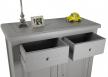 Buffet 2 portes 2 tiroirs Pierre, ralis en Chne Massif de style campagnard Finition Chene Bross